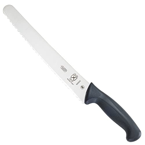 Eco-Friendly Mercer Culinary M23210 Millennia Black Handle, 10-Inch Wide Wavy Edge, for Daily Use