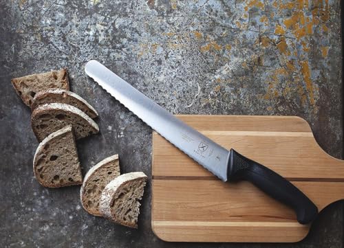 Eco-Friendly Mercer Culinary M23210 Millennia Black Handle, 10-Inch Wide Wavy Edge, for Daily Use