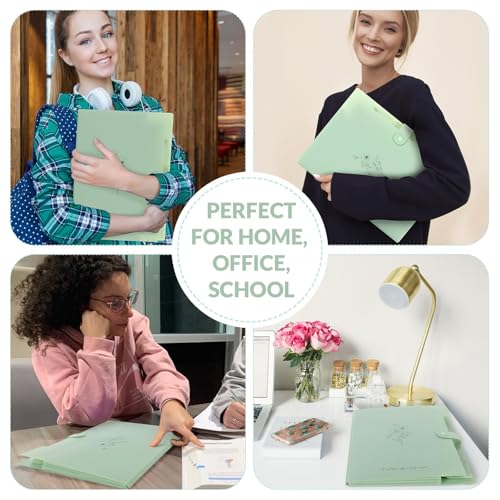 Classic SKYDUE Expanding File Folder with 5 Pockets, Aesthetic Kit
